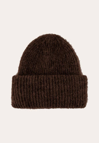 Pcbera Alpaca Blend Hood Brown