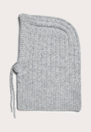 Pcnambi Cable Balaclava Grey