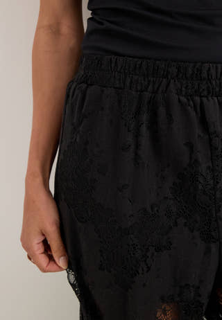 Pcnorinne Hw Balloon Pants Black