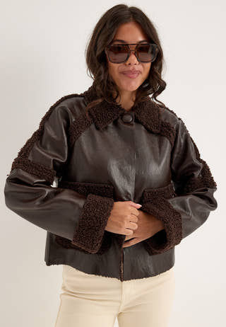 Yasfilia Ls Jacket Brown