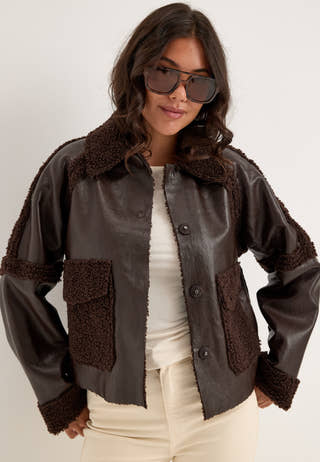 Yasfilia Ls Jacket Brown
