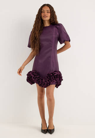 Yaselina Wave 2/4 Dress Purple