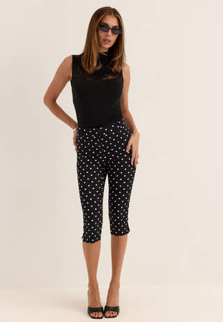 Capri Trousers Dotted