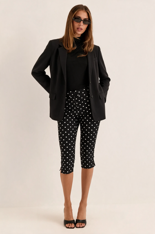 Capri Trousers Dotted