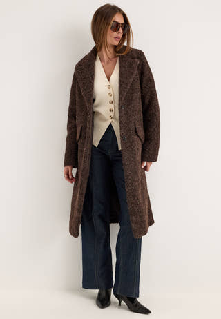 Vmelena Long Coat Brown