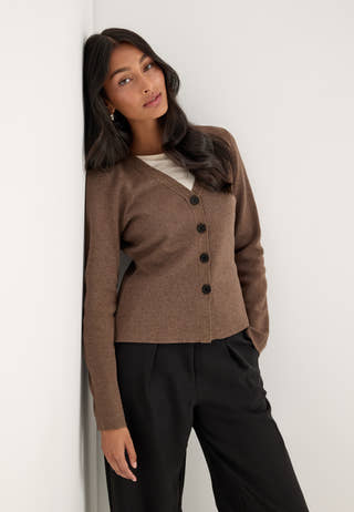 Vmmille Ls V-neck Cardigan