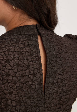 Vmmerle Ss Short Dress Jrs Brown