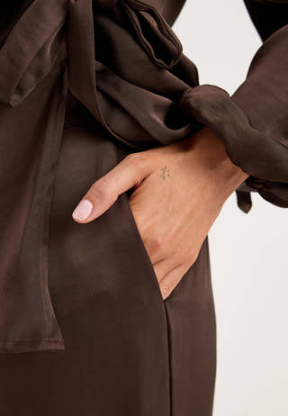 Objchilli Mw Lisa Pant Brown