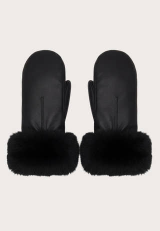 Objjune Mittens Div Black