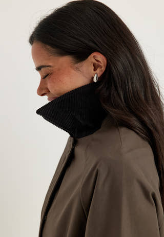 Slwwilma Waxed Jacket Brown
