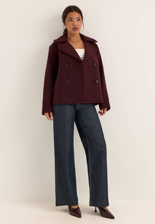Slwzia-alma Wool Blend Jacket Red