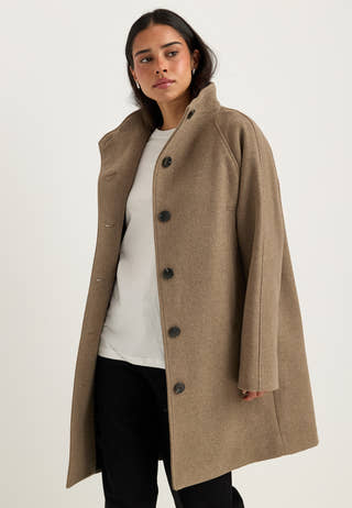 Slwzia-vinni Wool Blend Coat Beige