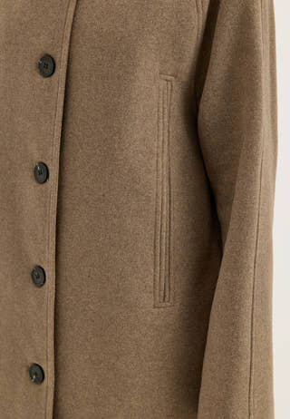 Slwzia-vinni Wool Blend Coat Beige