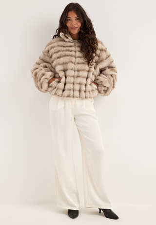 Vikiva L/S SHORT JACKET Striped
