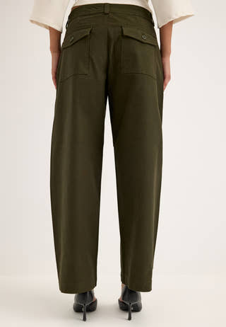 Onlclair Mw Barrel Pant Green