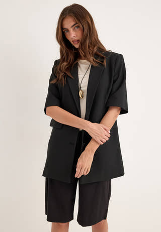 Slwrita Ss Relaxed Blazer Black