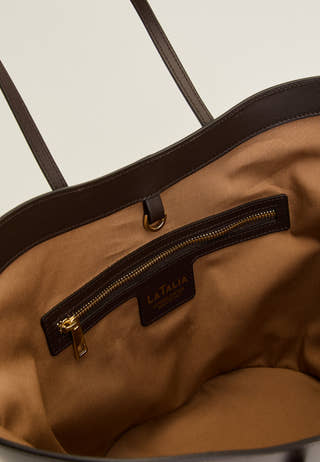 Milan Leather Bag Brown