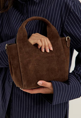 Salerno M Leather Bag Brown