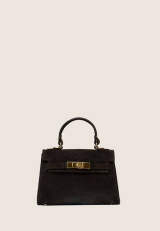 Trento Suede Bag Brown