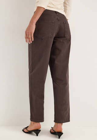 Objmiu Zoe Mw Barrel Ank Twill Jeans