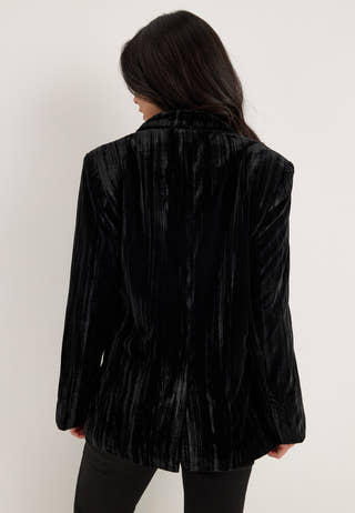 Objminna L/S RE WAISTED BLAZER Black