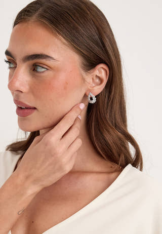 New Petite Alice Earrings Silver