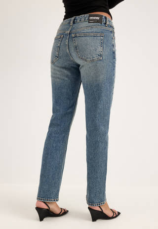 Straw Mid Slim Blue