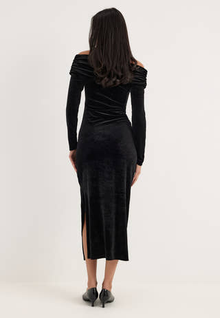Yastvima Ls Off Shoulder Ankle Black