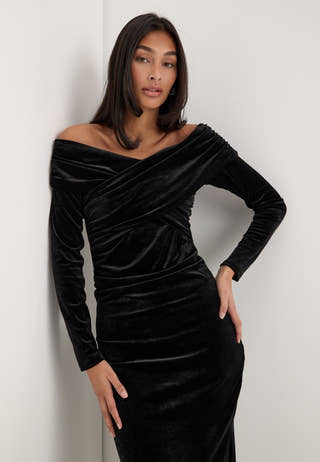 Yastvima Ls Off Shoulder Ankle Black