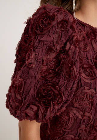 Yaslinnea 2/4 Long Dress Red