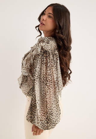 Yascheemi Ls Top Patterned