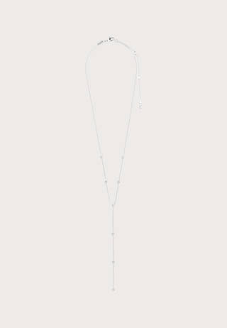 Root y-necklace Silver-plated Silver