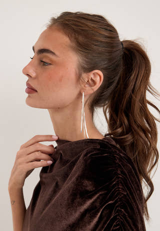Olanor Earrings Silver-plated Silver