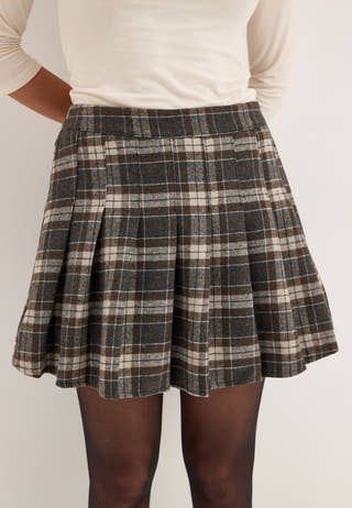 Onlchelsea Check Skort Pnt Patterned