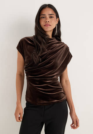 Vilivas S/L Top Brown