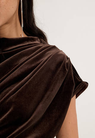 Vilivas S/L Top Brown