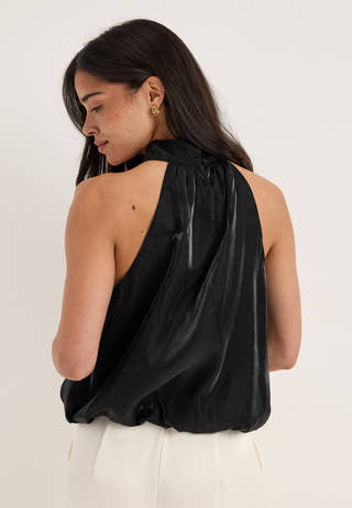 Pcvivvi Sl Bubblehem Top Wvn Black
