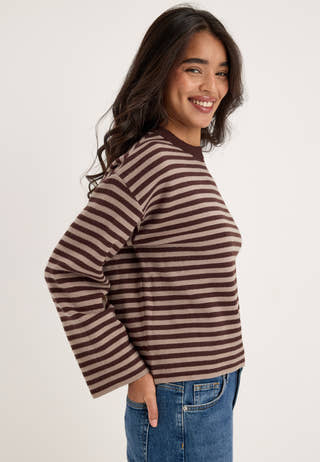 Pcjassy Ls O-neck Knit Beige