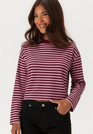 Pcjassy Ls O-neck Knit Red