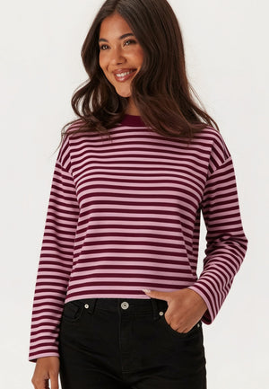 Pcjassy Ls O-neck Knit Red