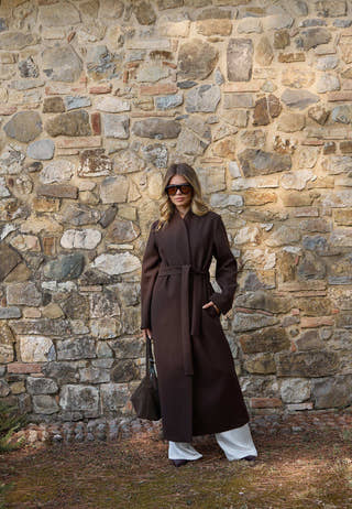 Belted Long Coat
