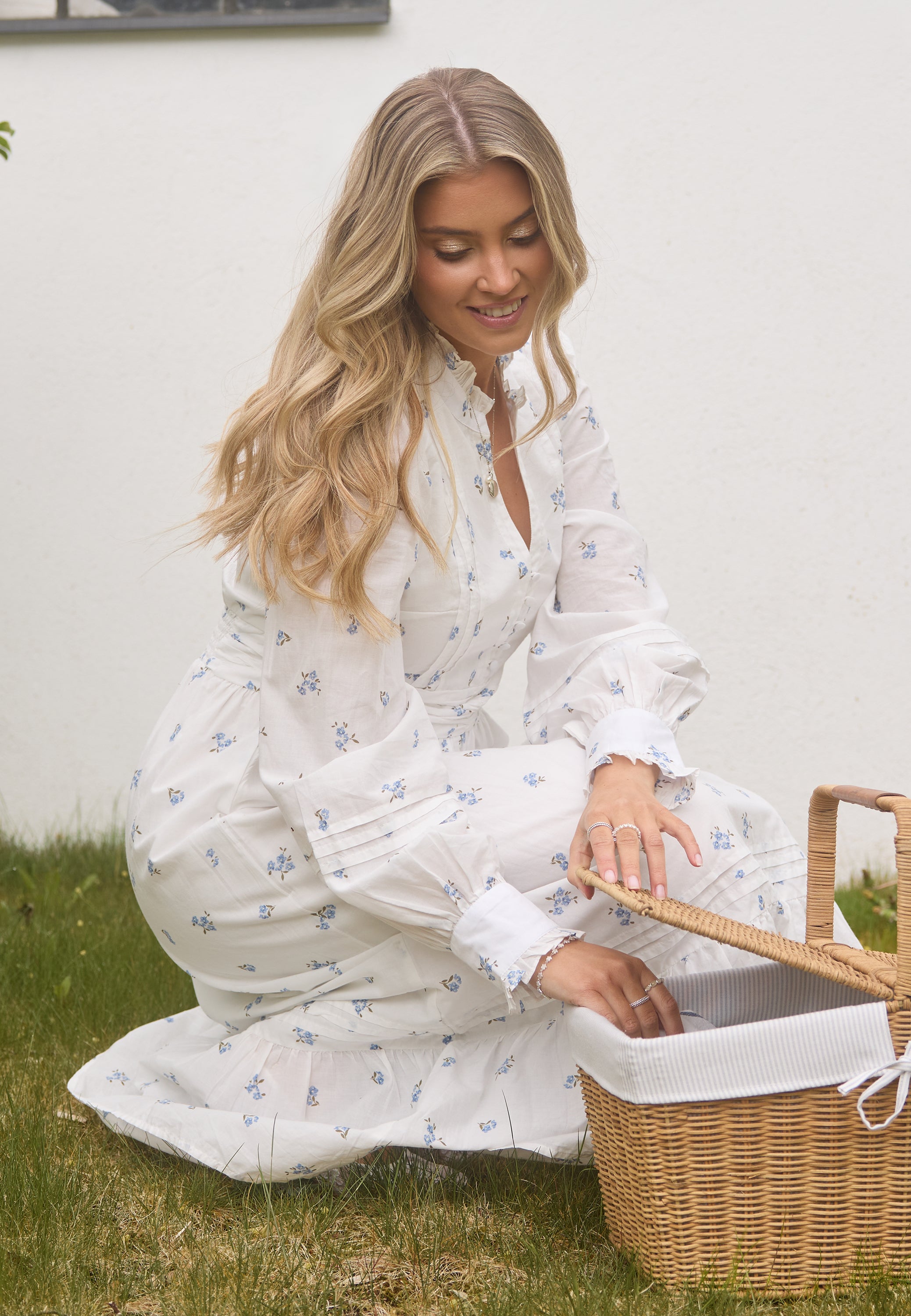 bianca cotton maxi dress The Bianca Floral Maxi is here to make an entrance The dress of your spring dreams is finally here!