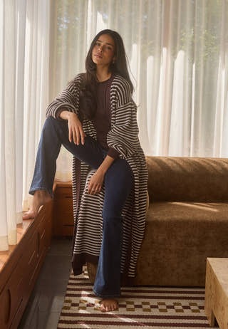 Knitted Maxi Cardigan