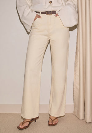 High Straight Leg Jeans