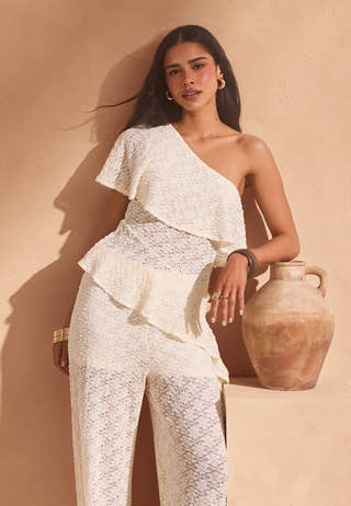 Wide Lace Trousers