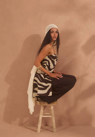 Structure Wide Trousers