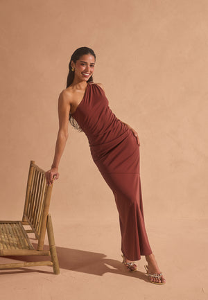 One shoulder dress