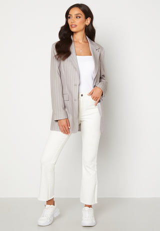 Pinstripe Oversized Blazer