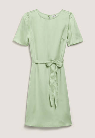 Satin T-shirt Dress