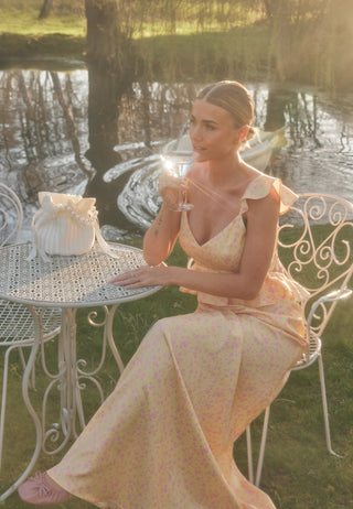 Andrea Tie Back Maxi Dress